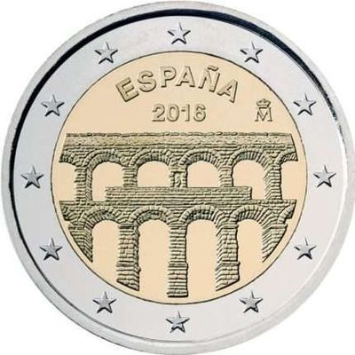 UNC 2 euro España 2016 - Acueducto de Segovia