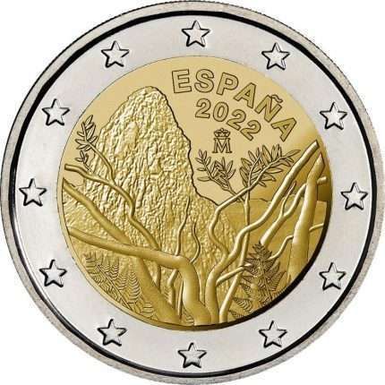 UNC 2 euro España 2022 - Garajonay UNC 2 euro España 2022 - Garajonay