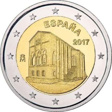 UNC 2 euro España 2017 - Santa María del Naranco UNC 2 euro España 2017 - Santa María del Naranco
