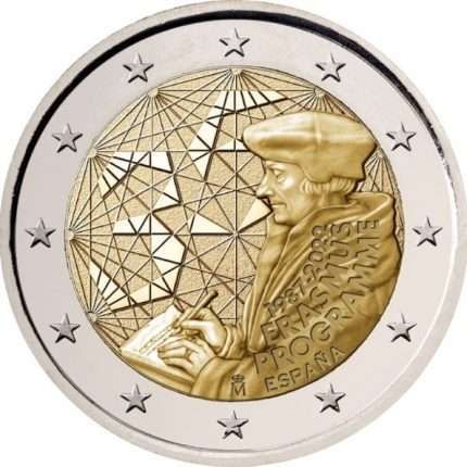 UNC 2 euro España 2022 - Programa Erasmus