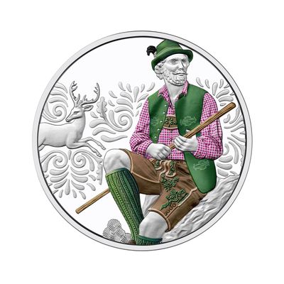 Proof 10 euro Austria 2025 - Vestido de cuero