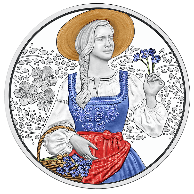 Proof 10 euro Austria 2025 - Aufdirndln Lino Proof 10 euro Austria 2025 - Aufdirndln Lino