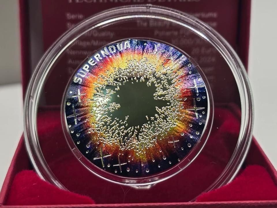Proof 20 euro Austria 2024 - Supernova Proof 20 euro Austria 2024 - Supernova
