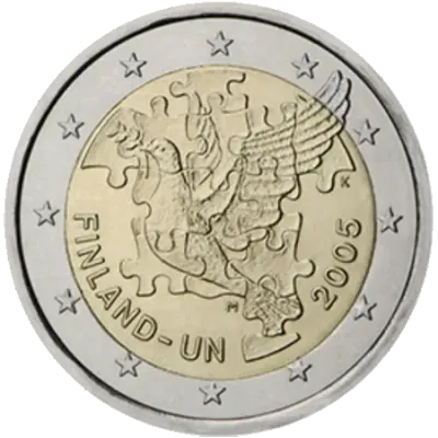 UNC 2 euro Finlandia 2005 - Ingreso en la ONU UNC 2 euro Finlandia 2005 - Ingreso en la ONU