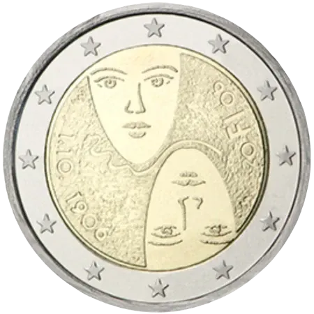UNC 2 euro Finlandia 2006 - Sufragio Igualitario UNC 2 euro Finlandia 2006 - Sufragio Igualitario