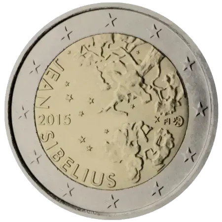 UNC 2 euro Finlandia 2015 - Jean Sibelius UNC 2 euro Finlandia 2015 - Jean Sibelius