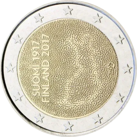 UNC 2 euro Finlandia 2017 - Independencia UNC 2 euro Finlandia 2017 - Independencia