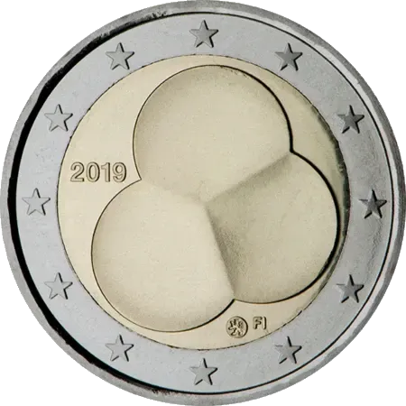UNC 2 euro Finlandia 2019 - Constitución UNC 2 euro Finlandia 2019 - Constitución