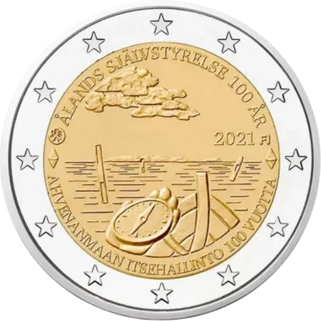UNC 2 euro Finlandia 2021 - Autonomía de las Islas Aland