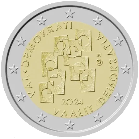 UNC 2 euro Finlandia 2024 - Elecciones y Democracia