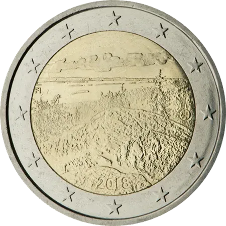 UNC 2 euro Finlandia 2018 - Koli UNC 2 euro Finlandia 2018 - Koli