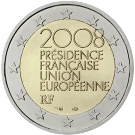 UNC 2 euro Francia 2008 - Presidencia Europea UNC 2 euro Francia 2008 - Presidencia Europea