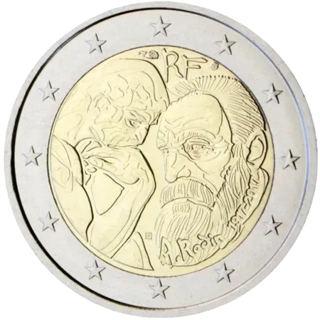 UNC 2 euro Francia 2017 - Auguste Rodin