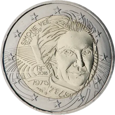 UNC 2 euro Francia 2018 - Simone Veil