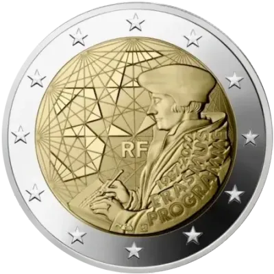 UNC 2 euro Francia 2022 - Programa Erasmus UNC 2 euro Francia 2022 - Programa Erasmus