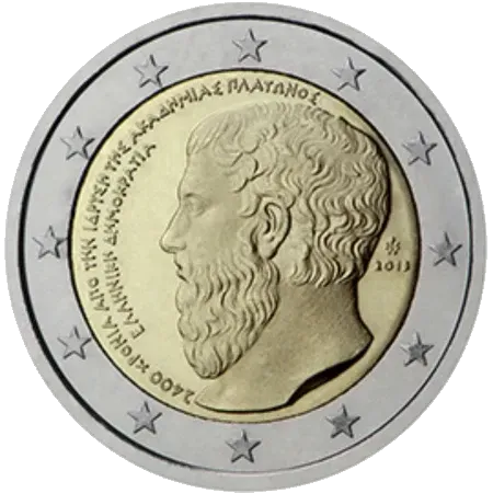 UNC 2 euro Grecia 2013 - Academia de Platón UNC 2 euro Grecia 2013 - Academia de Platón