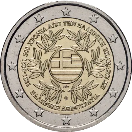 UNC 2 euro Grecia 2021 - Revolución Griega