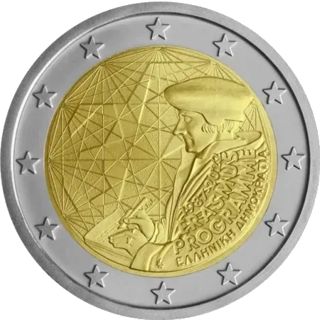 UNC 2 euro Grecia 2022 - Programa Erasmus UNC 2 euro Grecia 2022 - Programa Erasmus