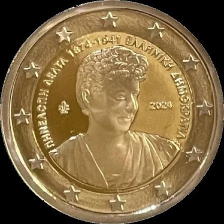UNC 2 euro Grecia 2024 - Penelope Delta