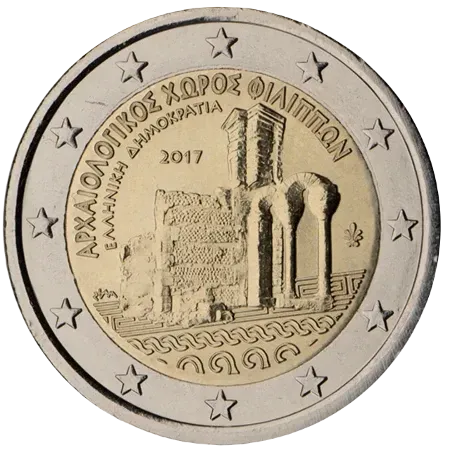 UNC 2 euro Grecia 2017 - Filipos UNC 2 euro Grecia 2017 - Filipos
