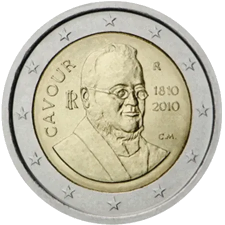 UNC 2 euro Italia 2010 - Conde de Cavour