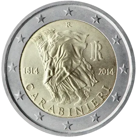 UNC 2 euro Italia 2014 - Carabinieri