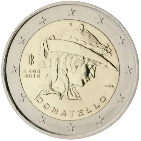 UNC 2 euro Italia 2016 - Donatello UNC 2 euro Italia 2016 - Donatello
