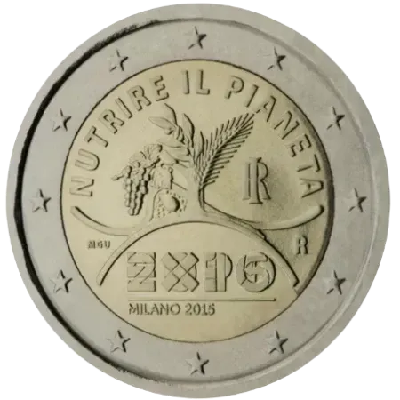 UNC 2 euro Italia 2015 - Expo Milán