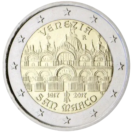 UNC 2 euro Italia 2017 - Basílica de San Marcos