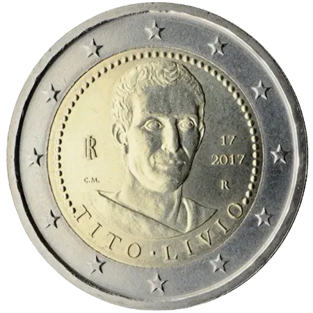 UNC 2 euro Italia 2017 - Tito Livio UNC 2 euro Italia 2017 - Tito Livio