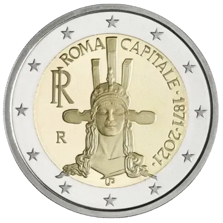 UNC 2 euro Italia 2021 - Roma