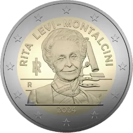 UNC 2 euro Italia 2024 - Rita Levi-Montalcini