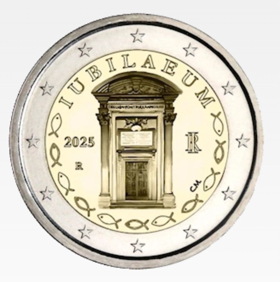 UNC 2 euro Italia 2025 - Jubileo UNC 2 euro Italia 2025 - Jubileo