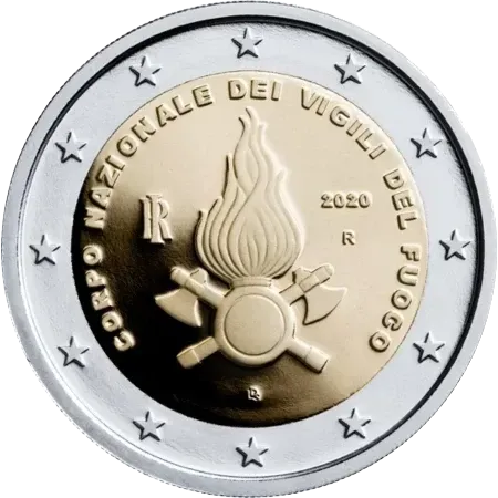 UNC 2 euro Italia 2020 - Vigili del Fuoco