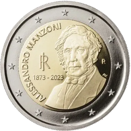 UNC 2 euro Italia 2023 - Alessandro Manzoni UNC 2 euro Italia 2023 - Alessandro Manzoni