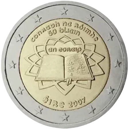 UNC 2 euro Irlanda 2007 - Tratado de Roma UNC 2 euro Irlanda 2007 - Tratado de Roma