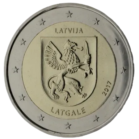 UNC 2 euro Letonia 2017 - Latgale UNC 2 euro Letonia 2017 - Latgale