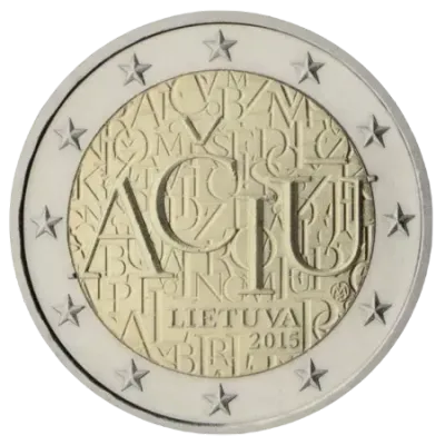 UNC 2 euro Lituania 2015 - Lengua Lituana