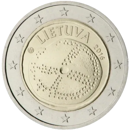 UNC 2 euro Lituania 2016 - Cultura Báltica UNC 2 euro Lituania 2016 - Cultura Báltica