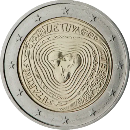 UNC 2 euro Lituania 2019 - Sutartinės UNC 2 euro Lituania 2019 - Sutartinės