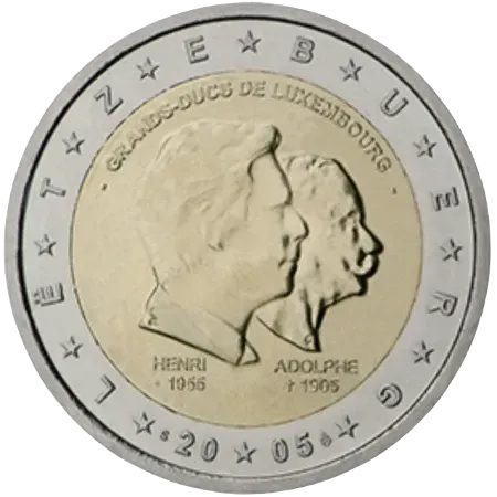 UNC 2 euro Luxemburgo 2005 - Gran Duque Adolfo