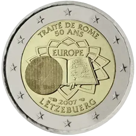 UNC 2 euro Luxemburgo 2007 - Palacio Gran Ducal UNC 2 euro Luxemburgo 2007 - Palacio Gran Ducal