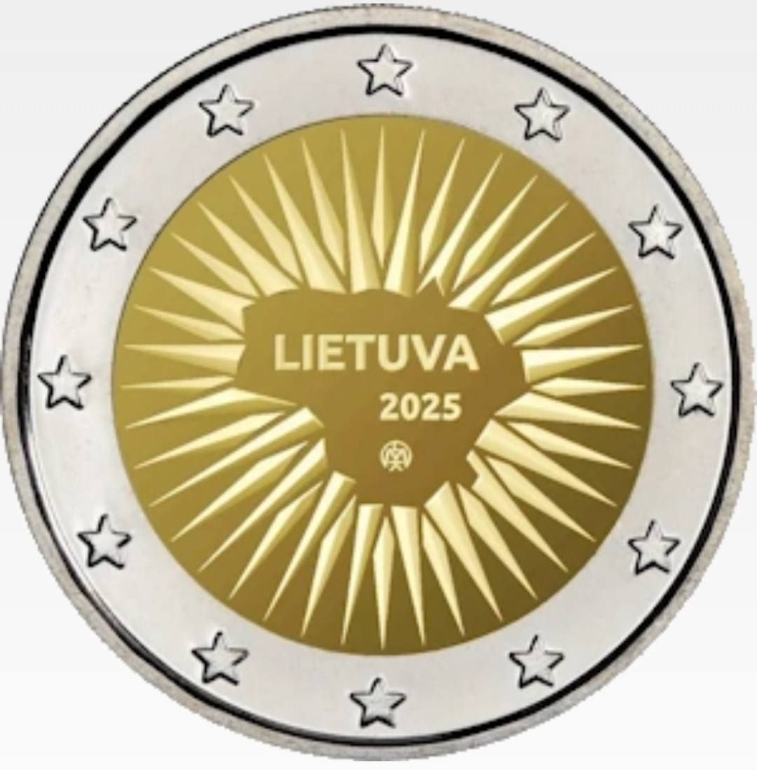 Rollo UNC 2 euro Lituania 2025 - Defensa Nacional Rollo UNC 2 euro Lituania 2025 - Defensa Nacional