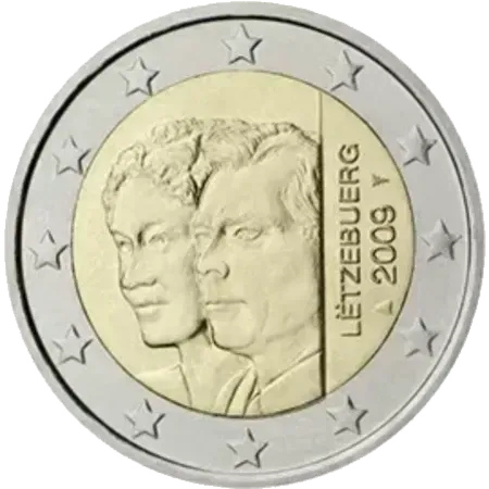 UNC 2 euro Luxemburgo 2009 - Gran Duquesa Carlota UNC 2 euro Luxemburgo 2009 - Gran Duquesa Carlota