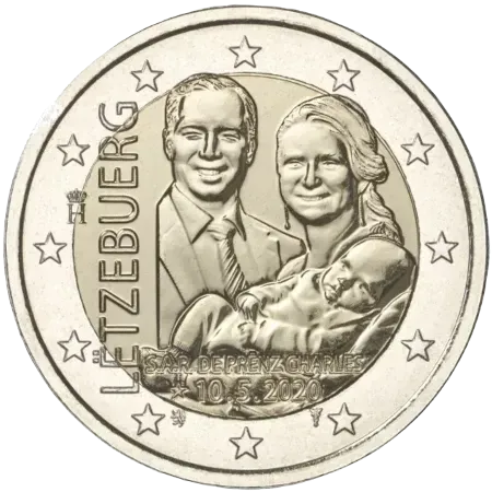 UNC 2 euro Luxemburgo 2020 - Príncipe Carlos