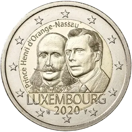 UNC 2 euro Luxemburgo 2020 - Príncipe Enrique