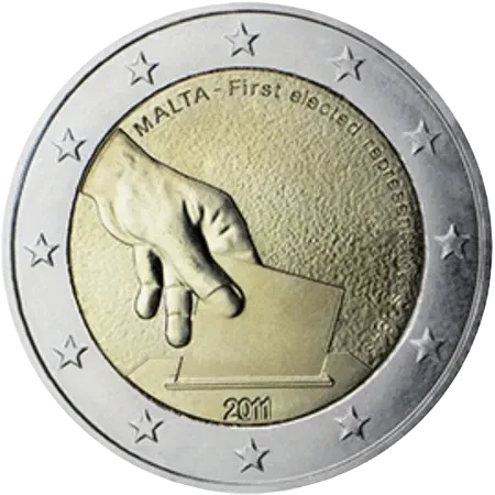 UNC 2 euro Malta 2011 - Elección de Representantes UNC 2 euro Malta 2011 - Elección de Representantes