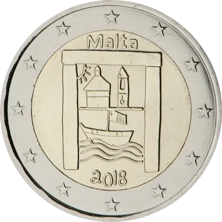 UNC 2 euro Malta 2018 - Patrimonio Cultural UNC 2 euro Malta 2018 - Patrimonio Cultural