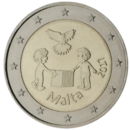 UNC 2 euro Malta 2017 - Solidaridad y Paz