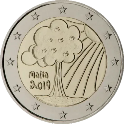 UNC 2 euro Malta 2019 - Naturaleza y Medio Ambiente